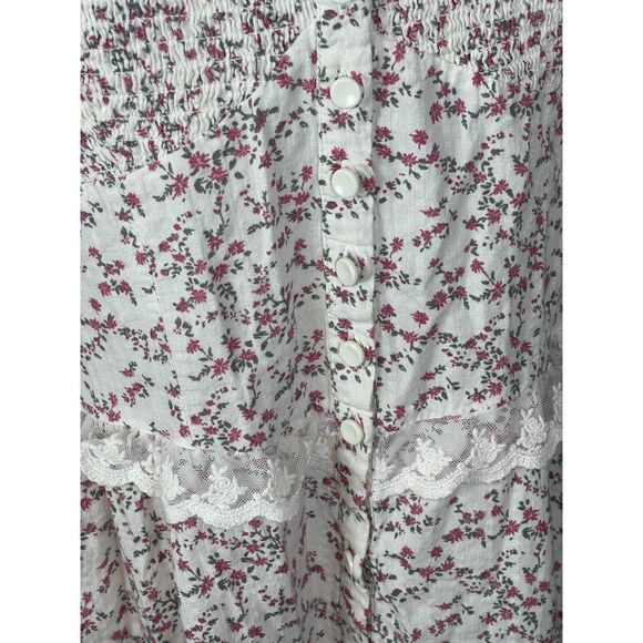 And Now This White Floral Ruffle Strap Midi Dress – Size XL - Picture 6 of 7